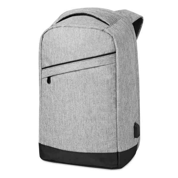 Padded shoulder straps ● with main internal compartment ● USB charging cable ● main zipped compartment at the back for better protection ● Fits most 15" laptops.