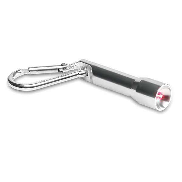 Red LED torch ● 4 cell batteries included ● packed in a gift box.