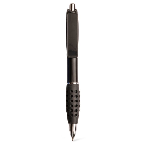 Push button ● ballpoint pen ● with rubber grip ● black ink. 