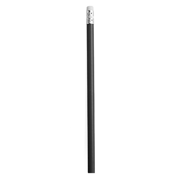 Standard unsharpened grey lead pencil ● eraser.