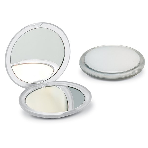 Double sided compact mirror.