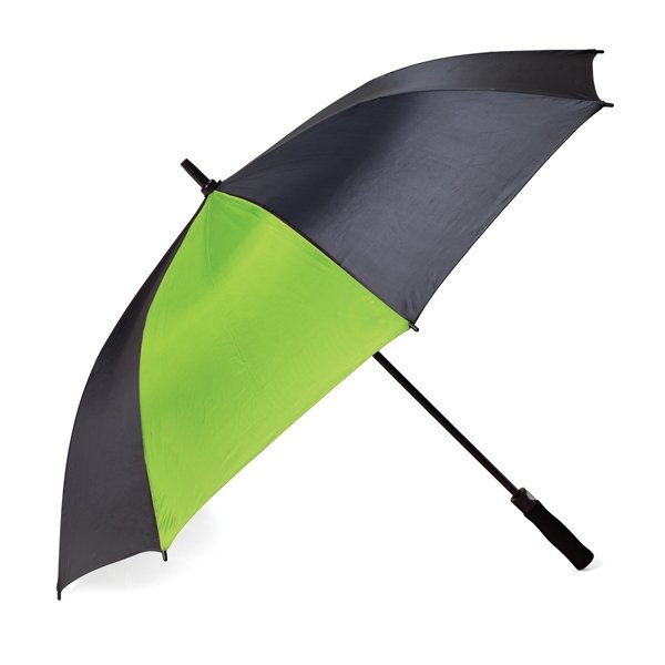 Classic pop-up umbrella ● with two tones ● one panel of umbrella has colour.