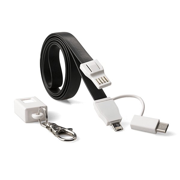 2 in 1 Lightning ● Micro USB ● Type C connection